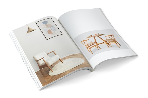 opened book page png object interior magazine on transparent background