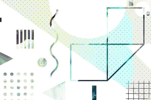 Original background with simple geometric shapes