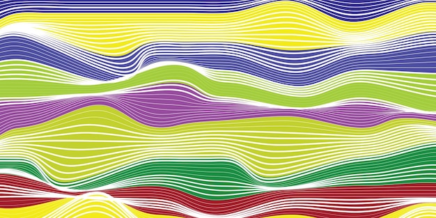 pattern fabric stripes colorful curve rainbow stripes background