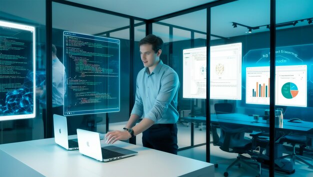 person using ai for conversation and support