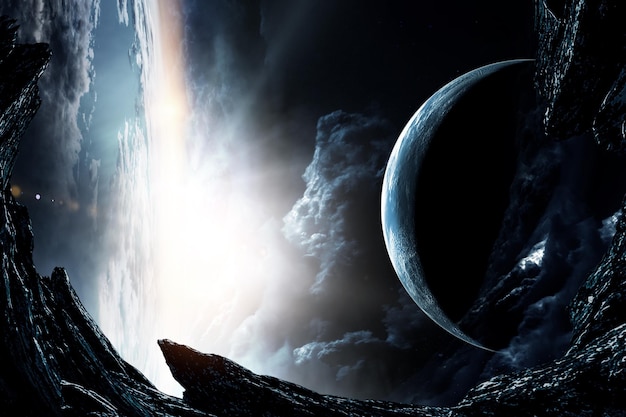 Planetbane med dypromsutsikt