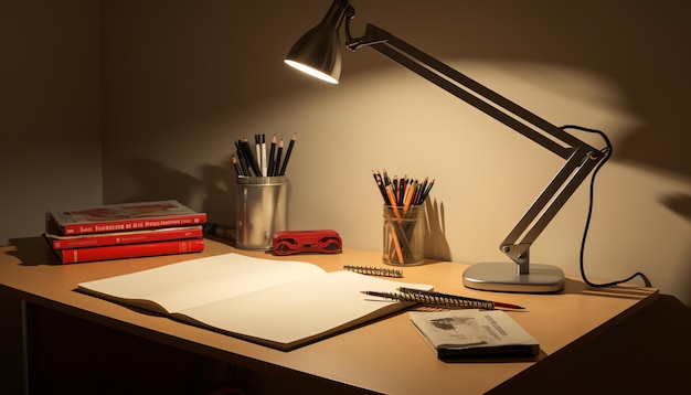 Playful Silhouettes and Lines in Workspace Artistry
