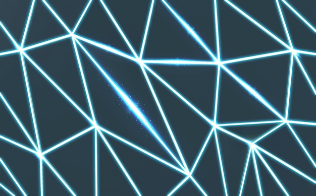 Polygon Abstract background. 3D rendering