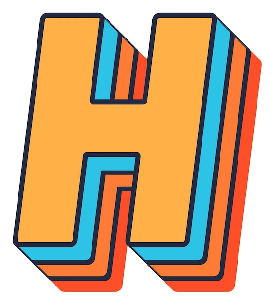 pop art alphabet letters