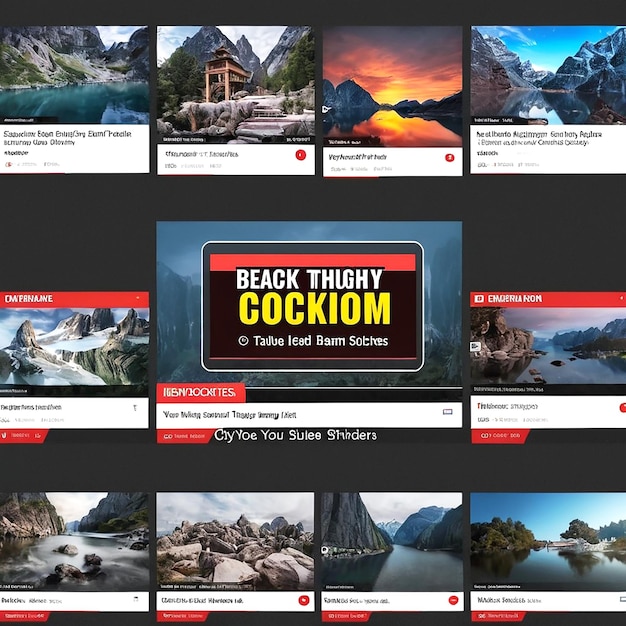 Profesjonell YouTube-design for miniatyrbilder