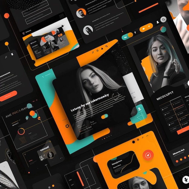 psd digital marketing agency and corporate social media post template