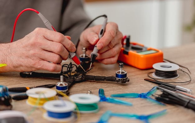 Quadcopter repairing process