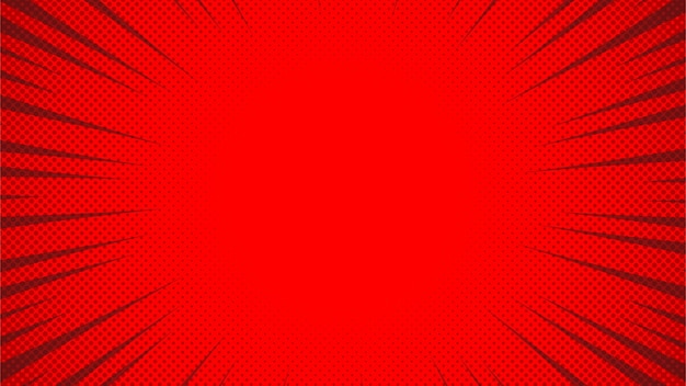 red background