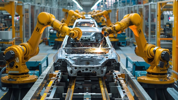 robotic arm car manufacturing