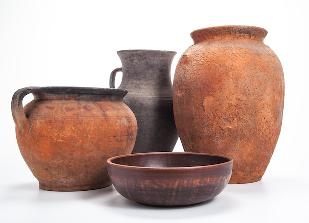 Rustic Elegance Vintage Ceramic Pitchers