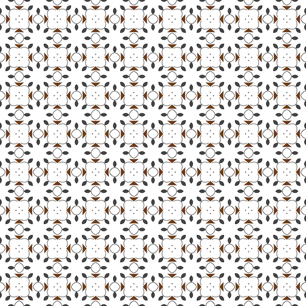 Seamless pattern with leaves on a white background.