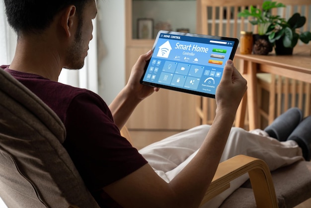 Smart home technology centric remote control system digital dashboard snugly