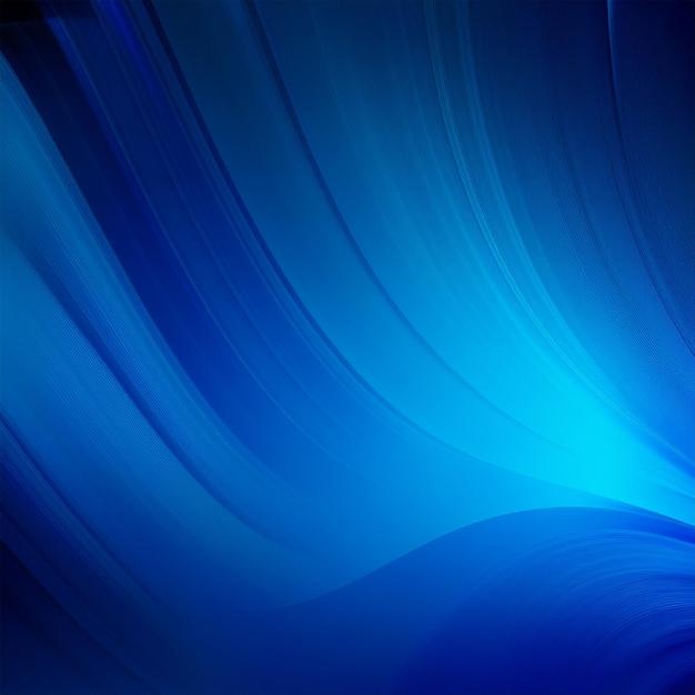 smooth wave blue background design