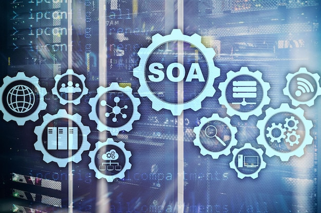 SOA Business model and Information technology concept for Service Oriented Architecture under principle of service encapsulation