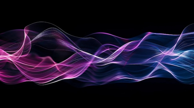 Sound Waves an abstract image of sound waves traveling through the air