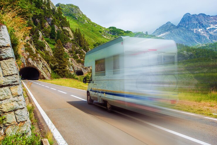 Foto speeding camper
