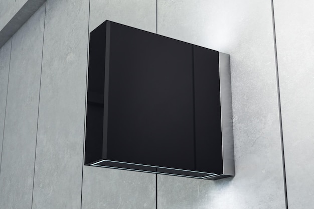 Square black stopper