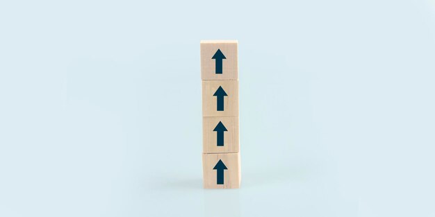 stack wood cube block stacking with icon