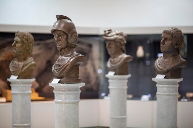 Statue of historical figures in uzbekistan