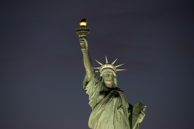 Statue of liberty against clear sky