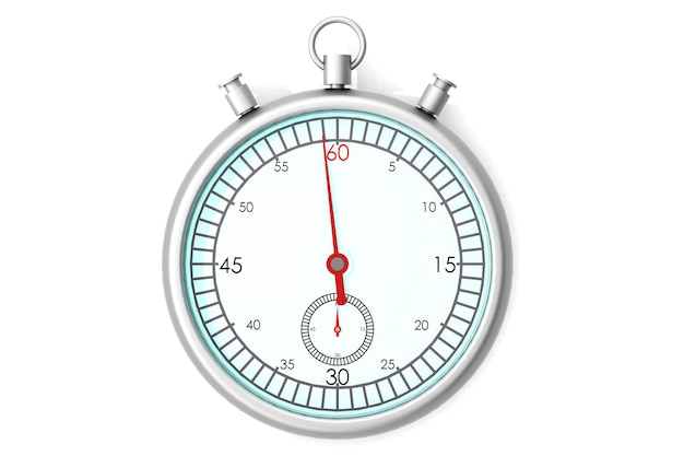stopwatch isolated on white background