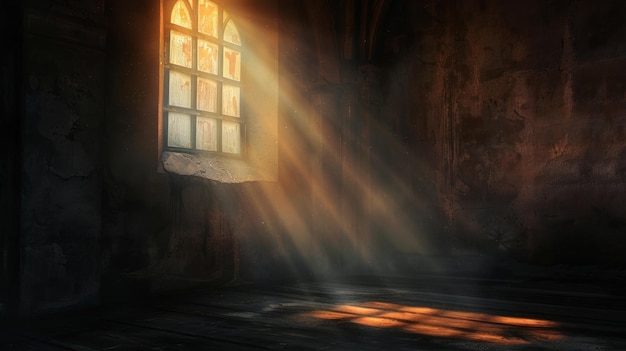 sunlight streaming through a window