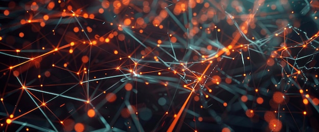 Technology Abstract Blockchain Processing Nodes Technology Abstract Background