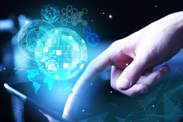 Technology and future concept