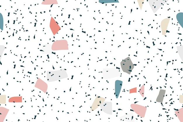 Terrazzo png speckled colorful pattern transparent background