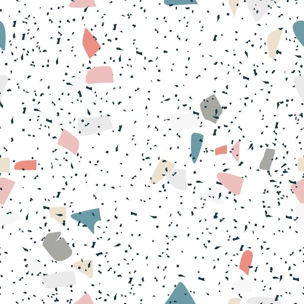 Terrazzo png speckled colorful pattern transparent background