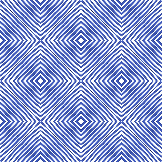 Textured stripes pattern Indigo symmetrical