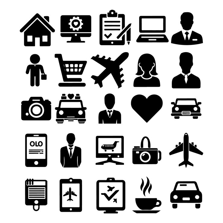 the collection of icon set design