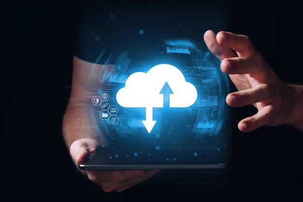 The concept of cloud technologies for data transfer and storage