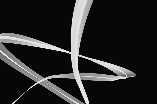The transparent waving lines element backgrounds 3d rendering