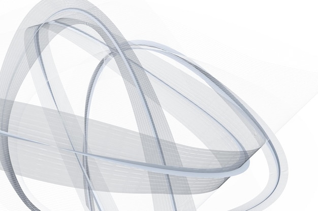 the transparent waving lines element backgrounds 3d rendering
