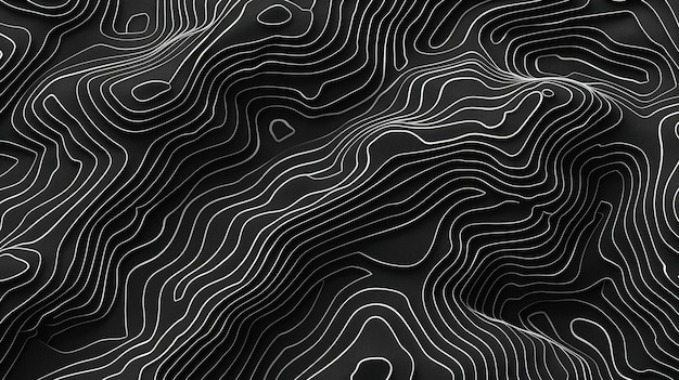 topographic map background with contour lines illustration