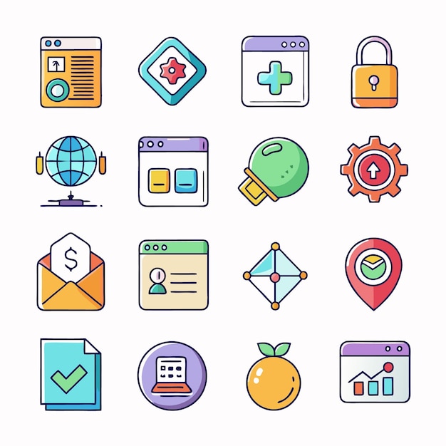 User Interface icons set for website and mobile app