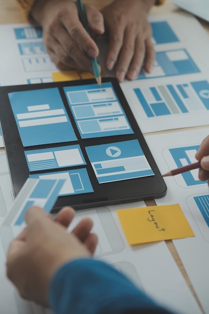 UX UI and Programming development technology