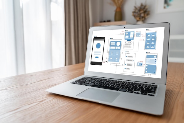 UX UI design process for modish mobile application and website