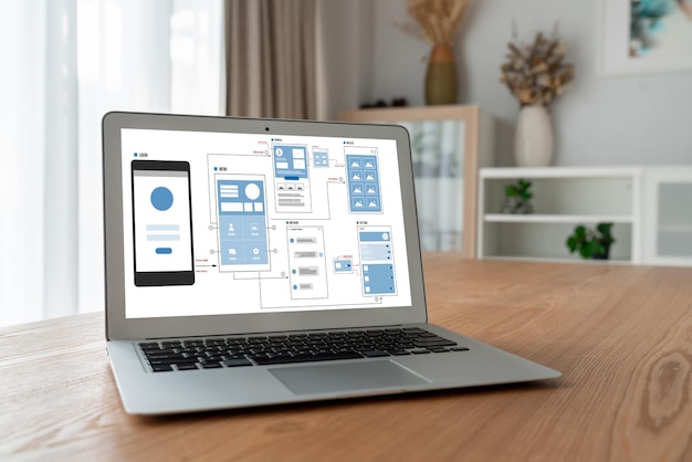 UX UI design process for modish mobile application and website