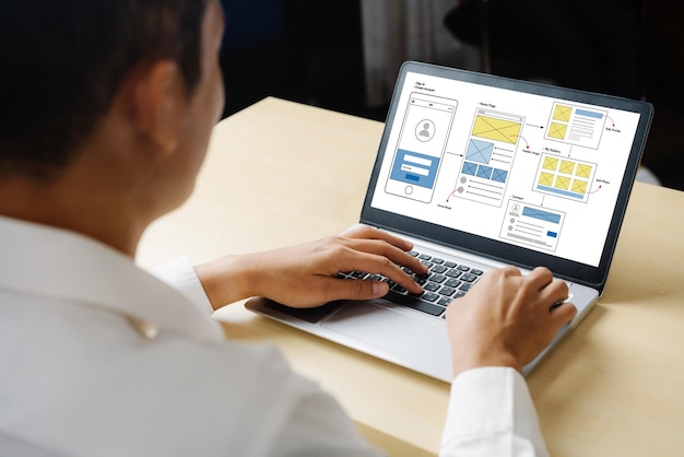 UX UI-designprosess for moderne mobilapplikasjon og nettsted
