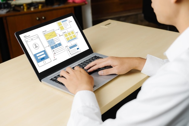UX UI-designprosess for moderne mobilapplikasjon og nettsted
