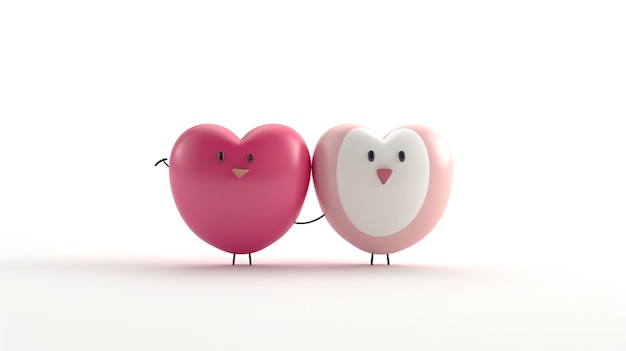 Valentines day cute couple background