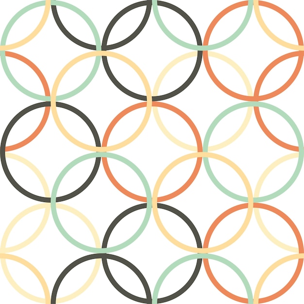 Vector illustration Trendy colors