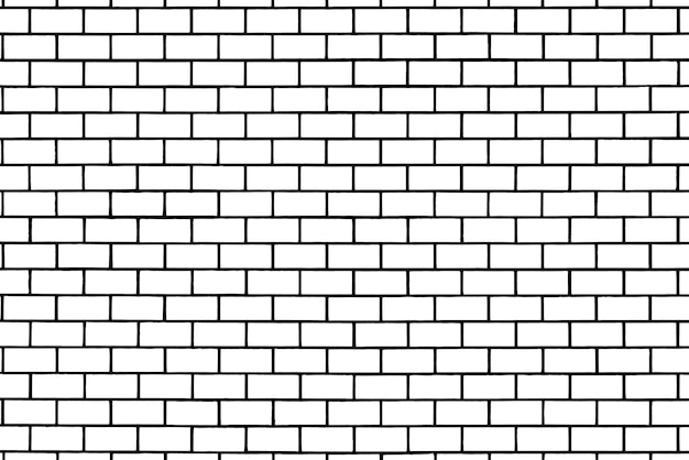White brick patterned background