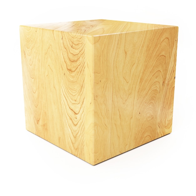 wooden block geometry shape