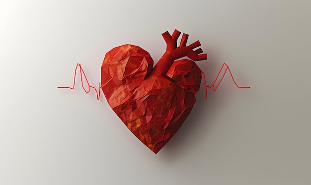 world health day background human heart