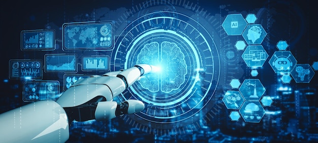 xai future artificial intelligence and machine learning for ai droid robot or cyborg