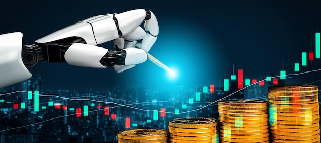 xai futuristic robot artificial intelligence concept