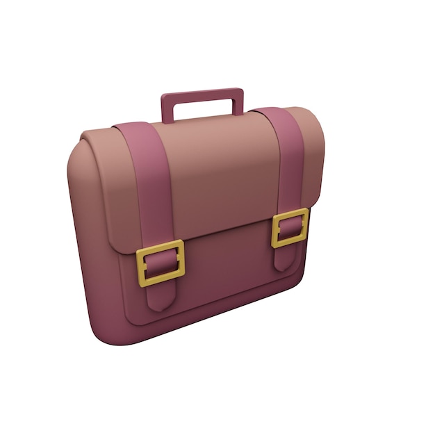 3d bag model rendering for app, presentation or web page. high quality tools render.
